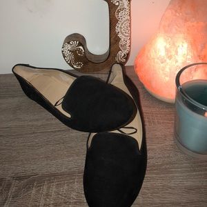 Black Suede Flats H&M